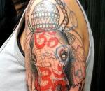 Značenje tetovaže Ganesha Tetovaža u obliku simbola Ganesha znači